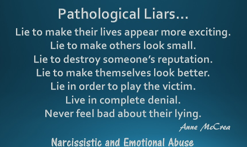 pathological liar signs