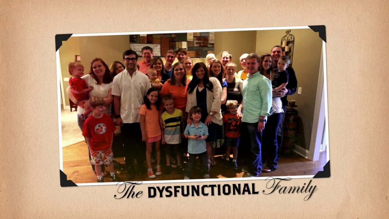 living in a dysfunctional family