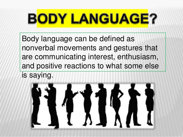 define body language essay