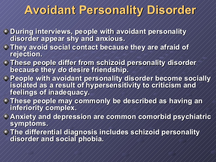 What Is Avoidant Personality Disorder And What Should I Watch For 
