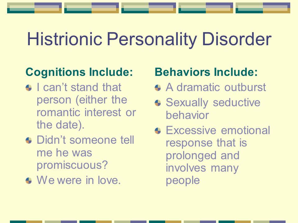 Histrionic Personality Traits In Women 