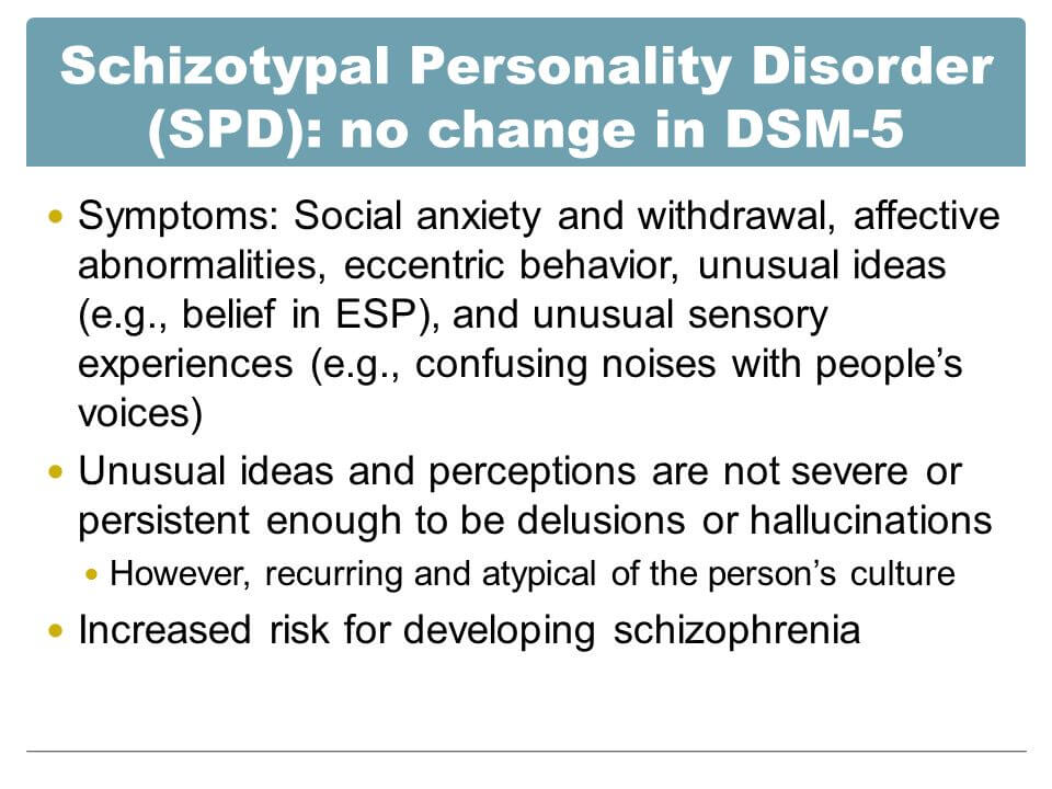 What Is Schizotypal Personality Disorder And How Is It Treated ...